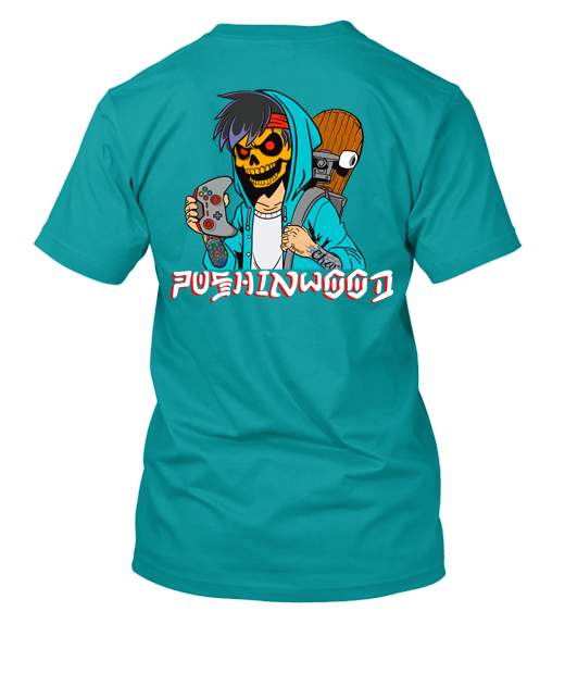 Pocket OG Logo T Shirt With Controller Logo Backprint