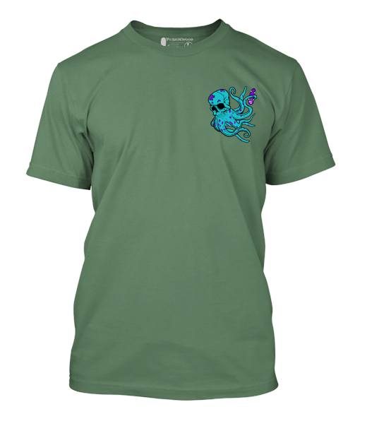 Pocket Octo T Shirt With OG Logo Backprint