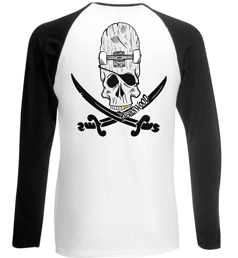 Pocket Octo Long 2 Tone T Shirt With OG Logo Backprint