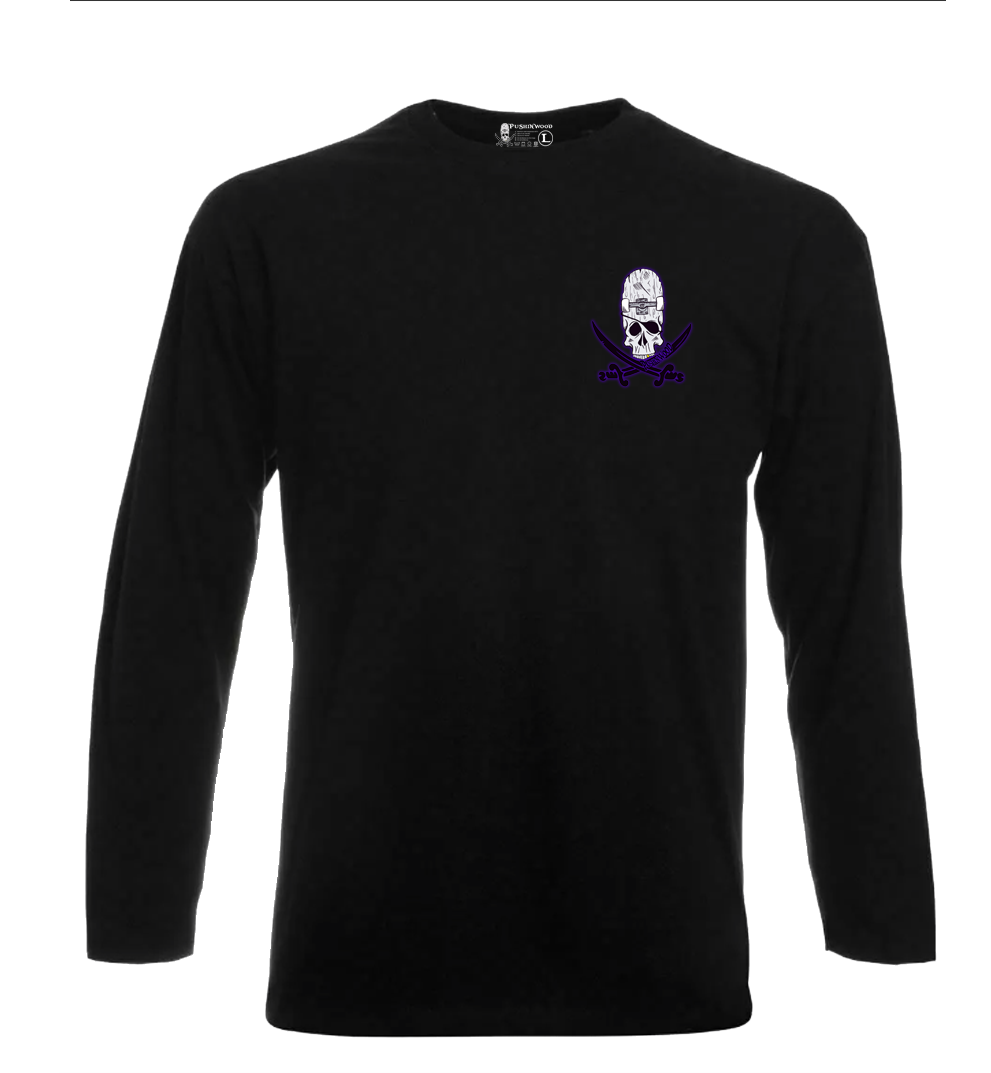 Pocket OG Purple Haze Logo Long T Shirt With OG Logo Backprint