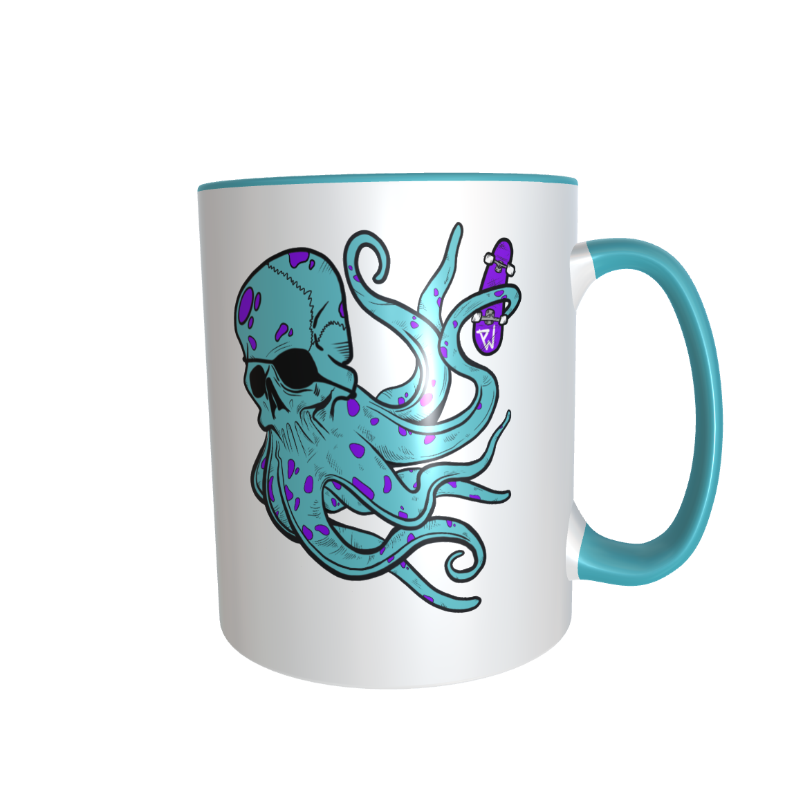 PushinWood Double Sided Mug Octo