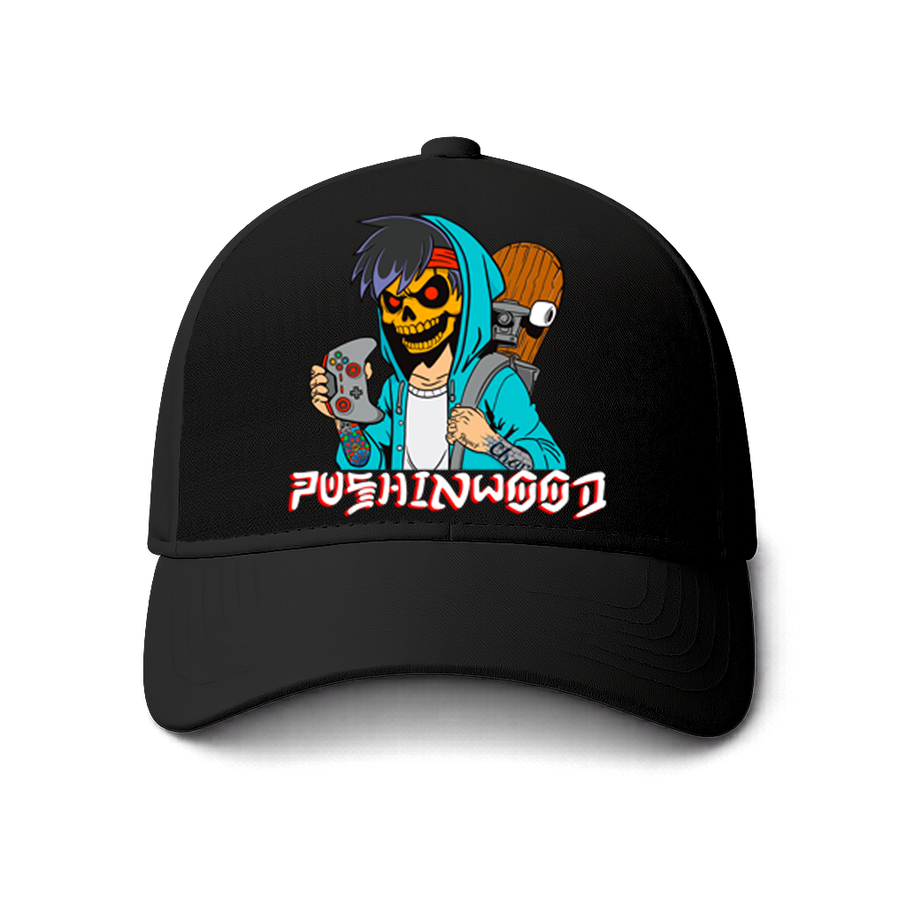 PushinWood Controller Large Print Printed Cap