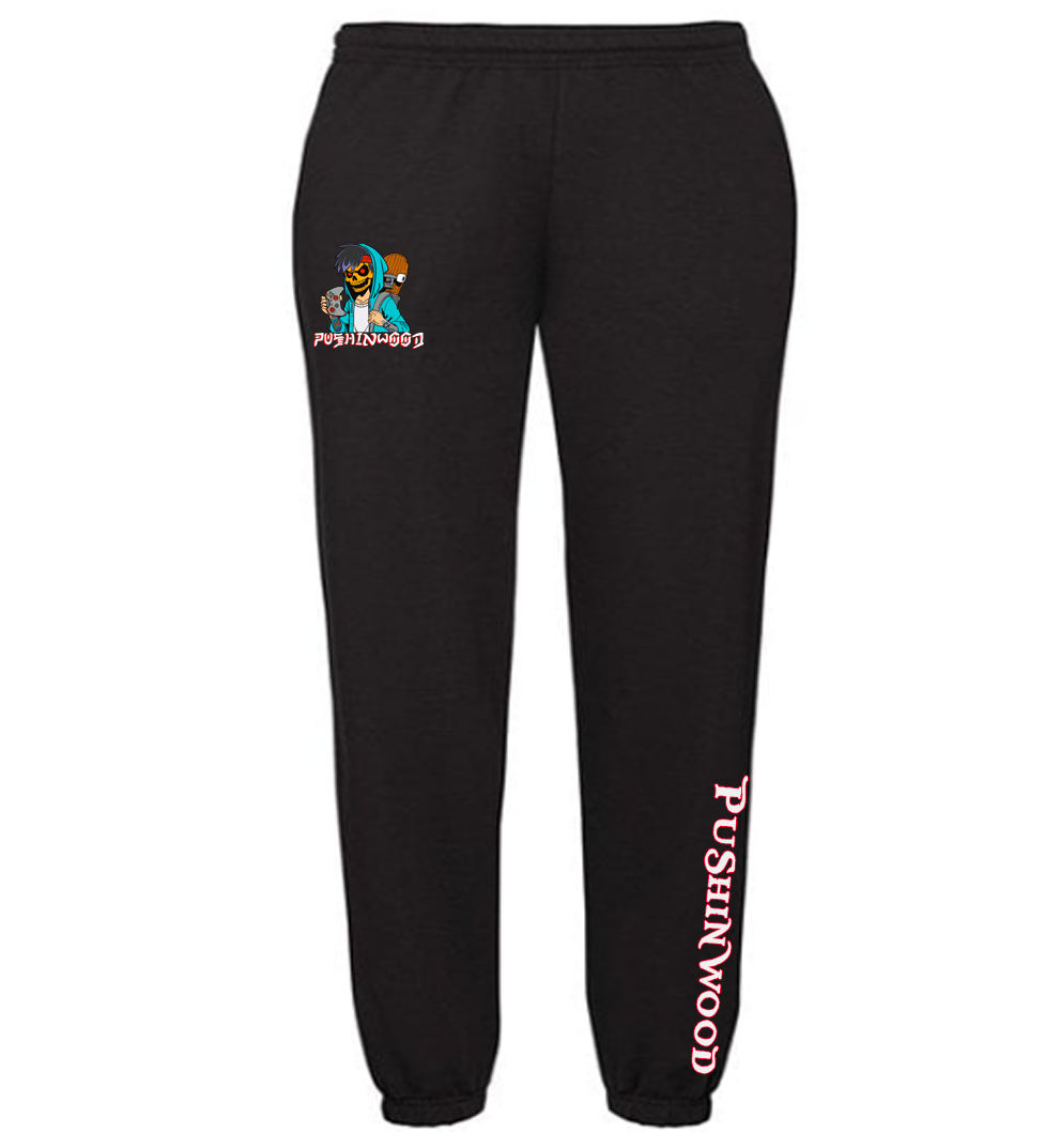 PushinWood Controller Logo Joggers with Leg Print