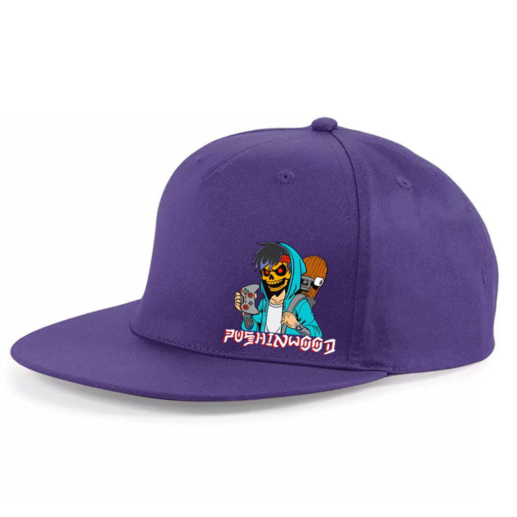 PushinWood Controller Printed Snapback Hat
