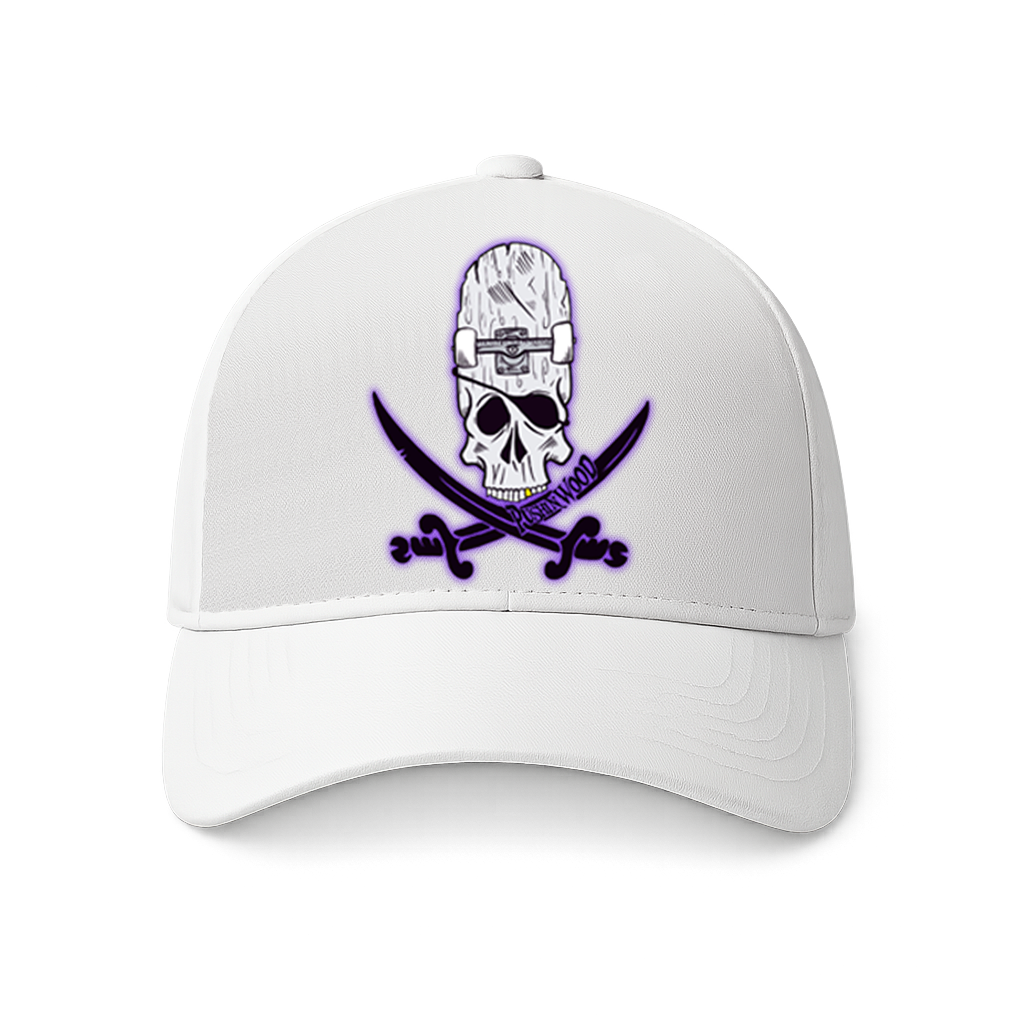 PushinWood OG Logo Large Print With Purple Haze Printed Cap