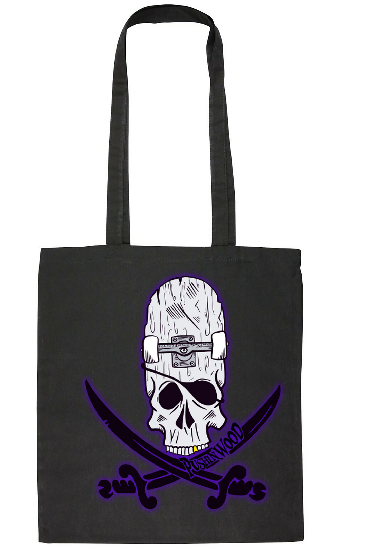 PushinWood OG Logo With Purple Haze Tote Bag