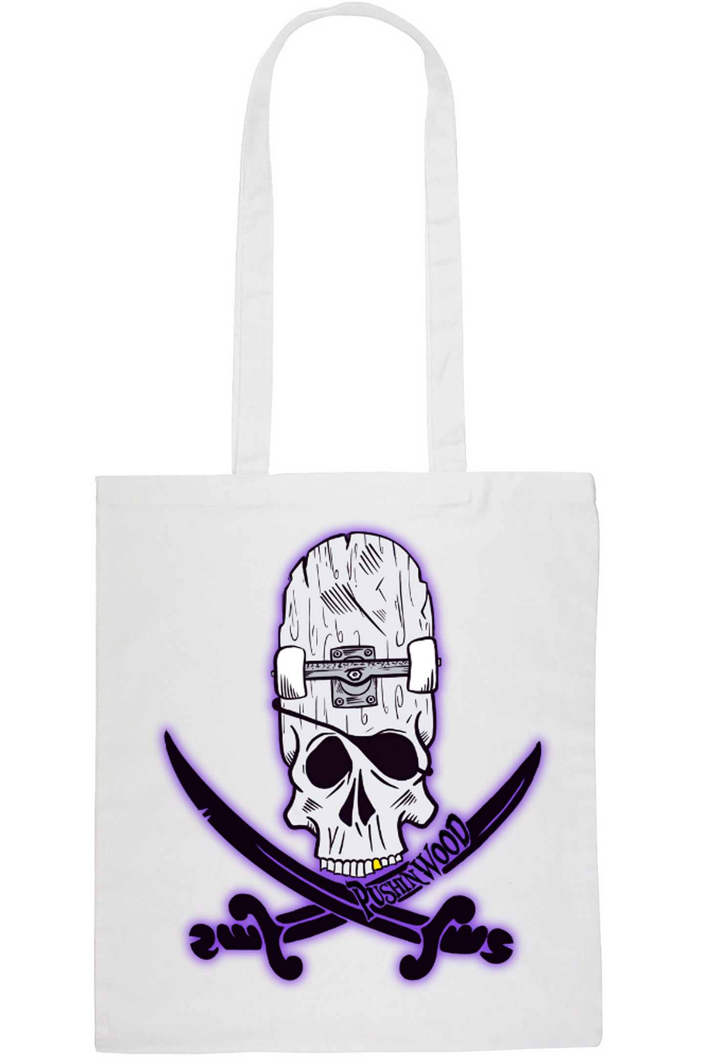 PushinWood OG Logo With Purple Haze Tote Bag