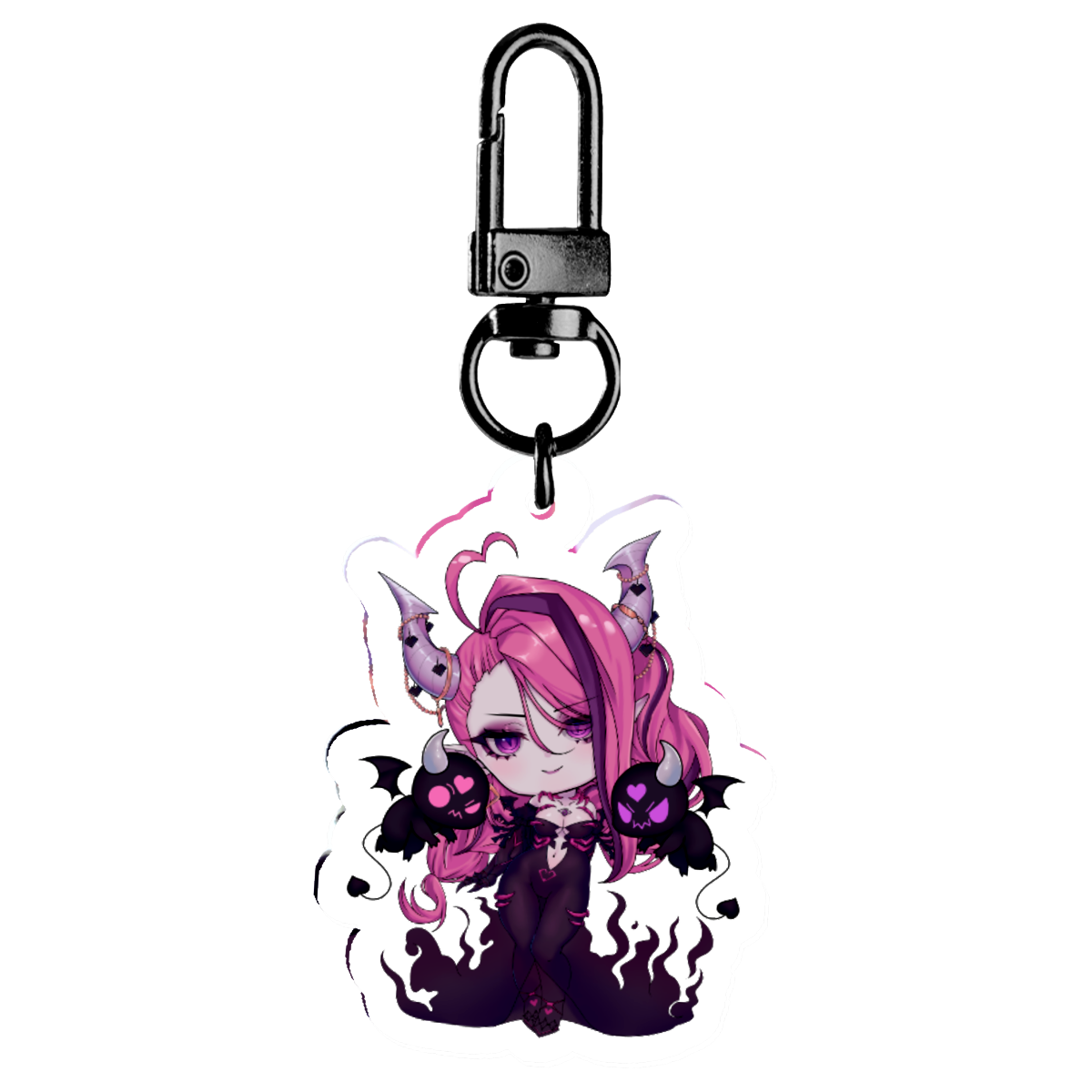 Ironmouse Underworld Full Body Acrylic Keychain