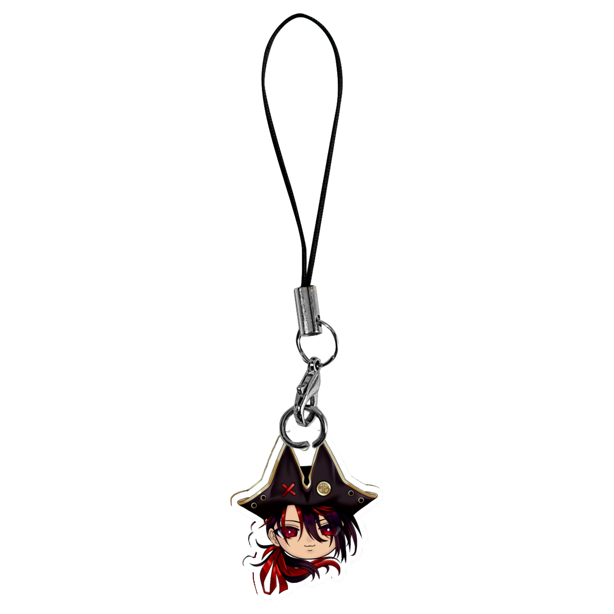 K9kuro Pirate Acrylic Phone Charm