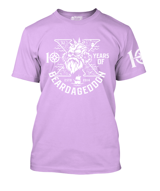 Beardageddon T-shirt 10 Year Celebration - Personalised