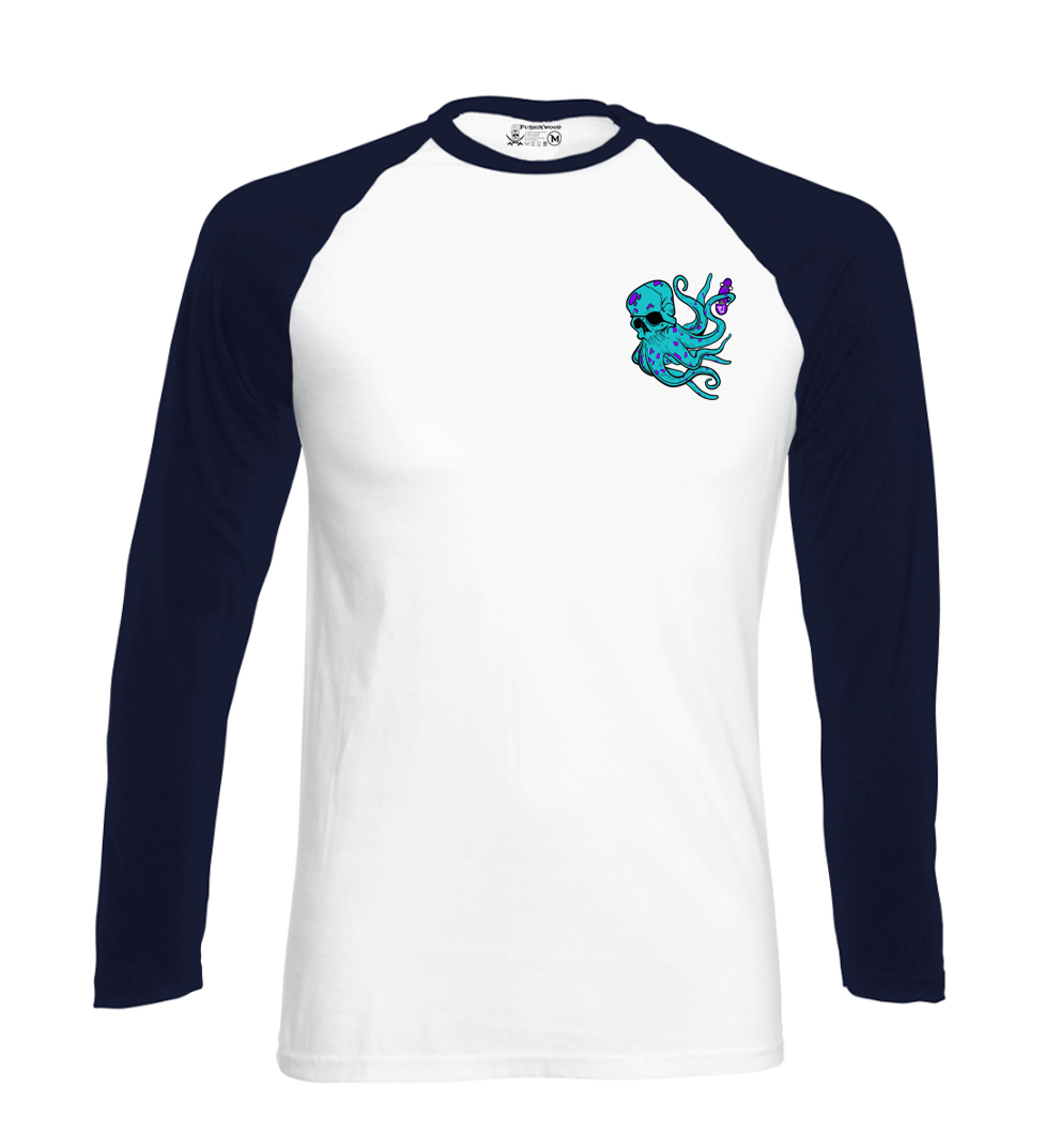 Pocket Octo Long 2 Tone T Shirt With OG Logo Backprint