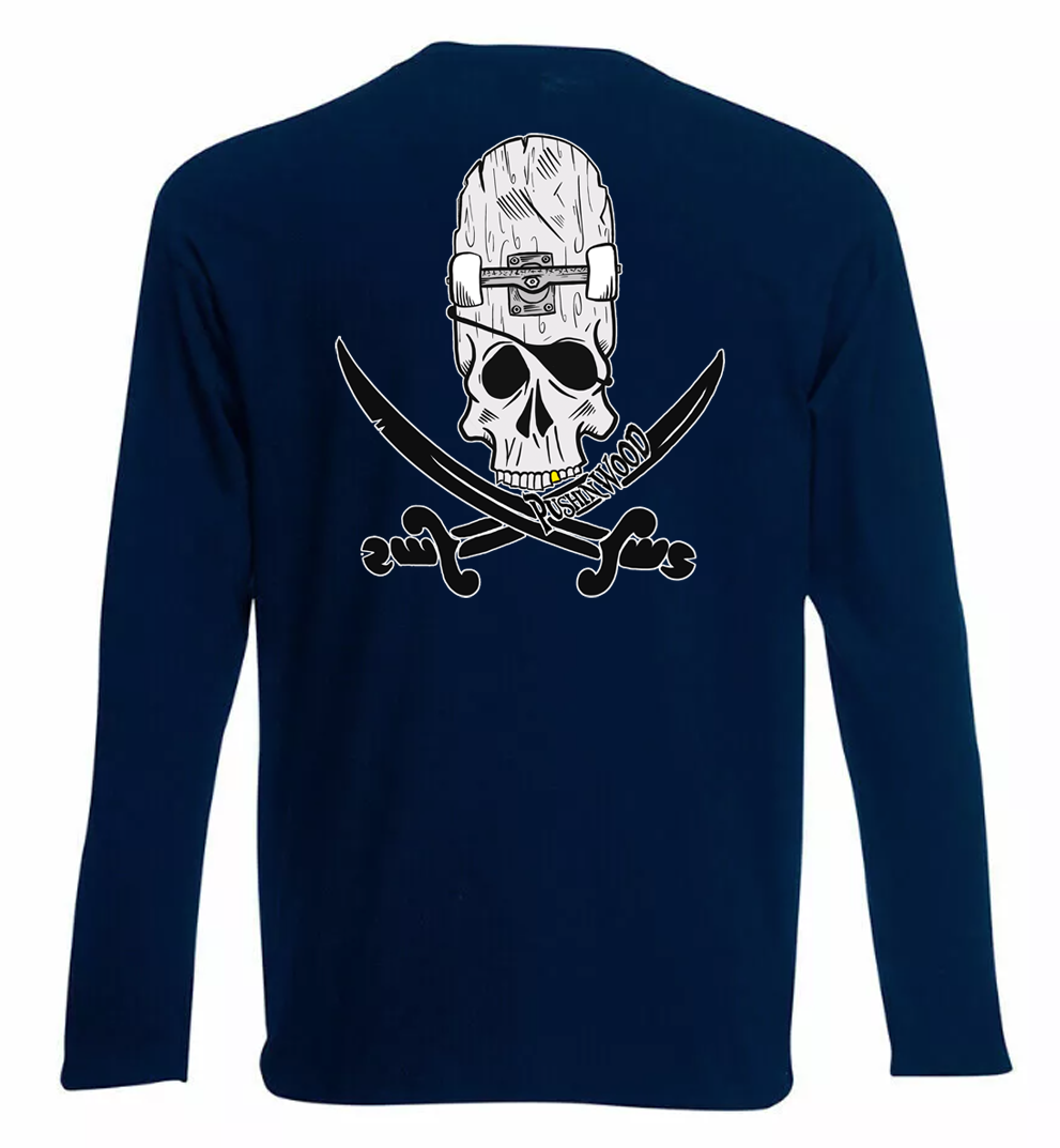 Pocket Octo Logo Long T Shirt With OG Logo Backprint