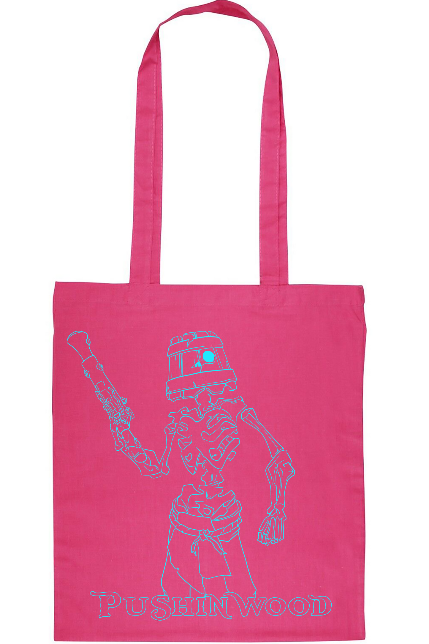 PushinWood Bucket Head Tote Bag
