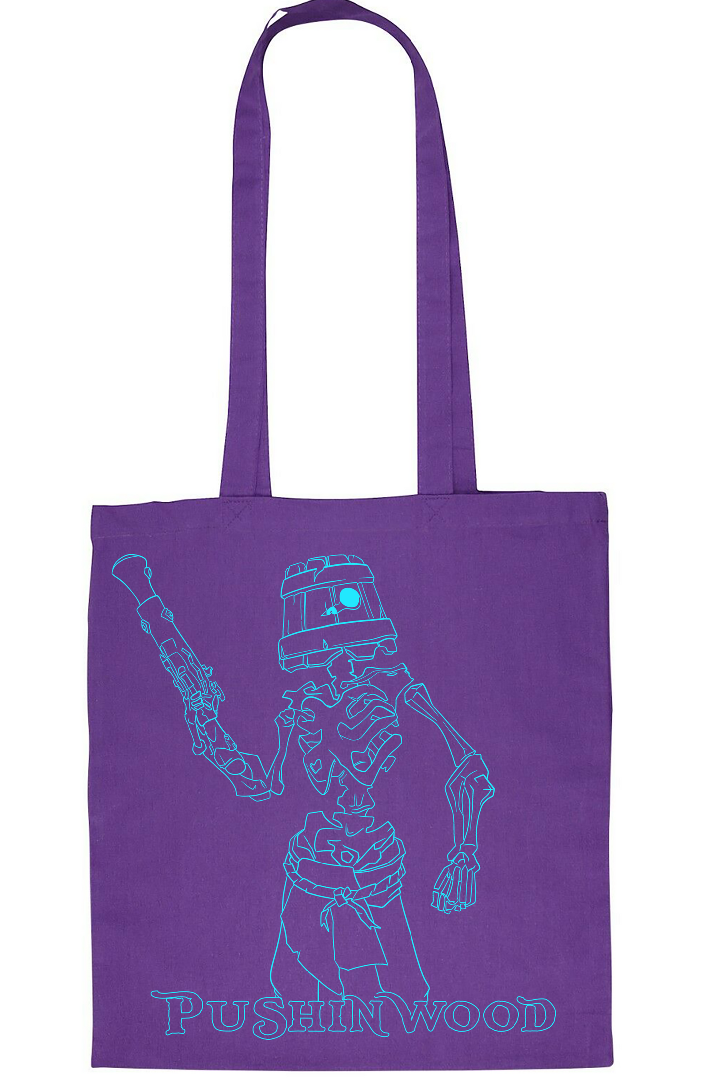 PushinWood Bucket Head Tote Bag