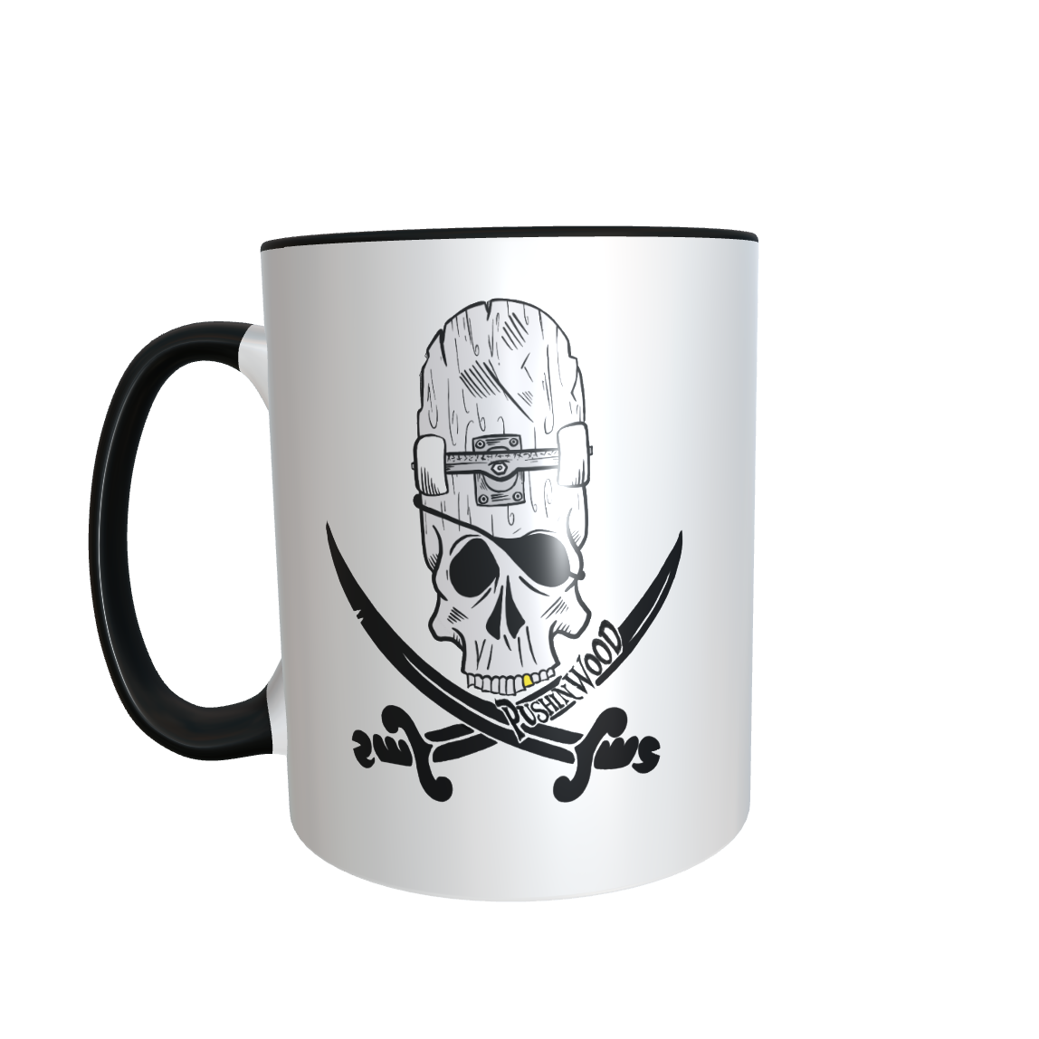 PushinWood Double Sided Mug OG Logo
