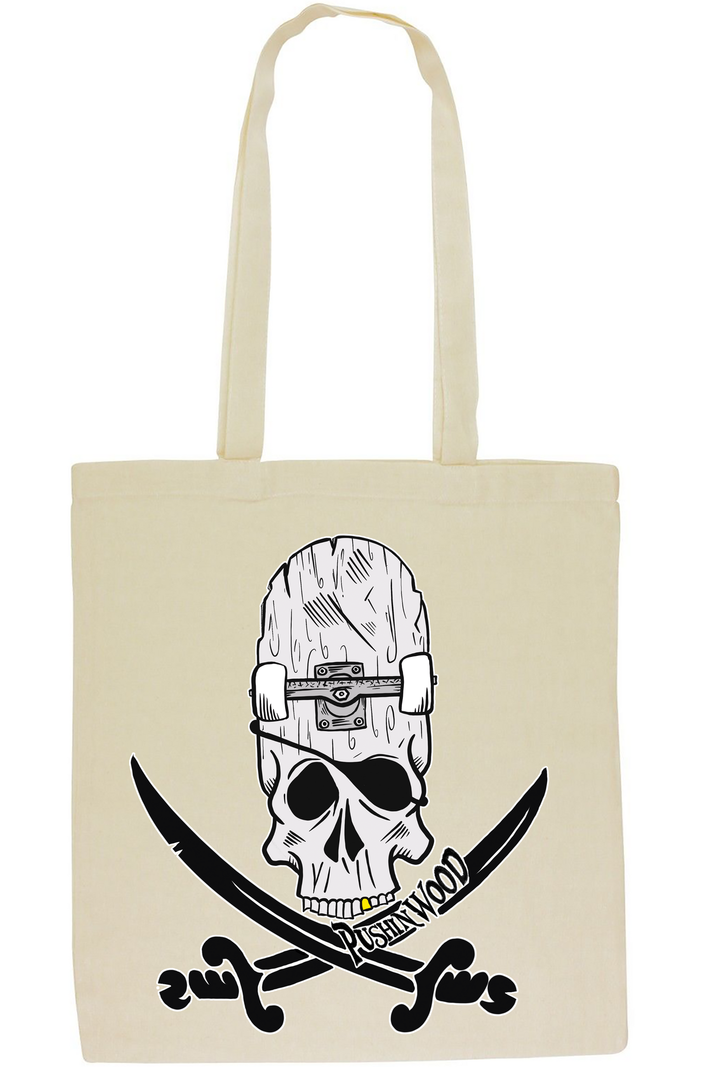 PushinWood OG Logo Tote Bag