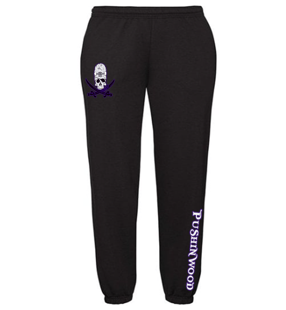 PushinWood OG Purple Haze Logo Joggers with Leg Print