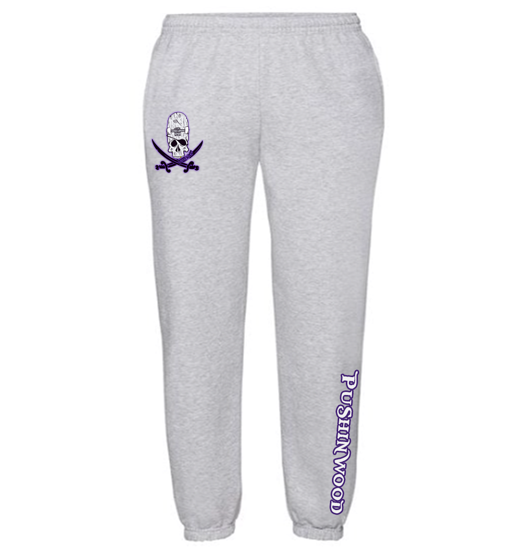 PushinWood OG Purple Haze Logo Joggers with Leg Print