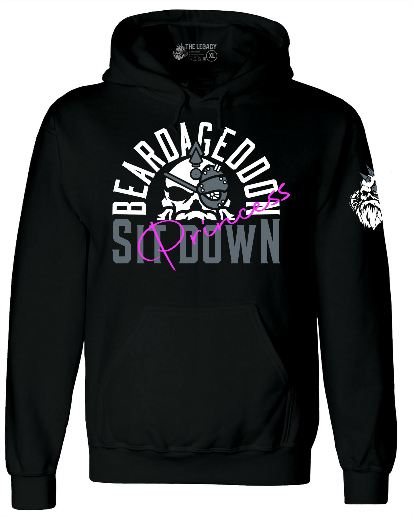 Beardageddon Sit Down Princess With Optional Arm Print