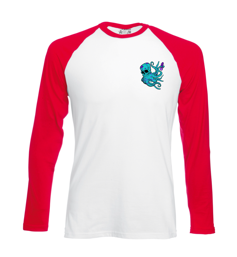 Pocket Octo Long 2 Tone T Shirt With OG Logo Backprint