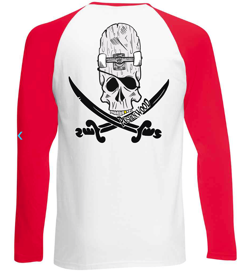 Pocket Octo Long 2 Tone T Shirt With OG Logo Backprint