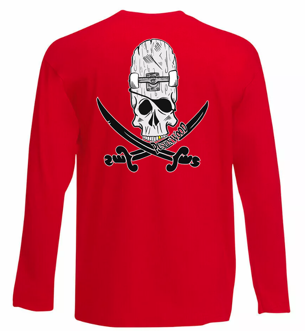 Pocket Octo Logo Long T Shirt With OG Logo Backprint