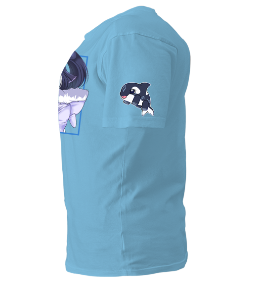 ShyLily Square Designed T-Shirt with Sleeve Mascot.