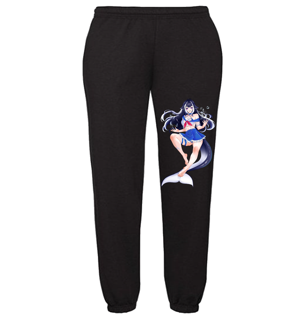 ShyLily Joggers with large leg motif.