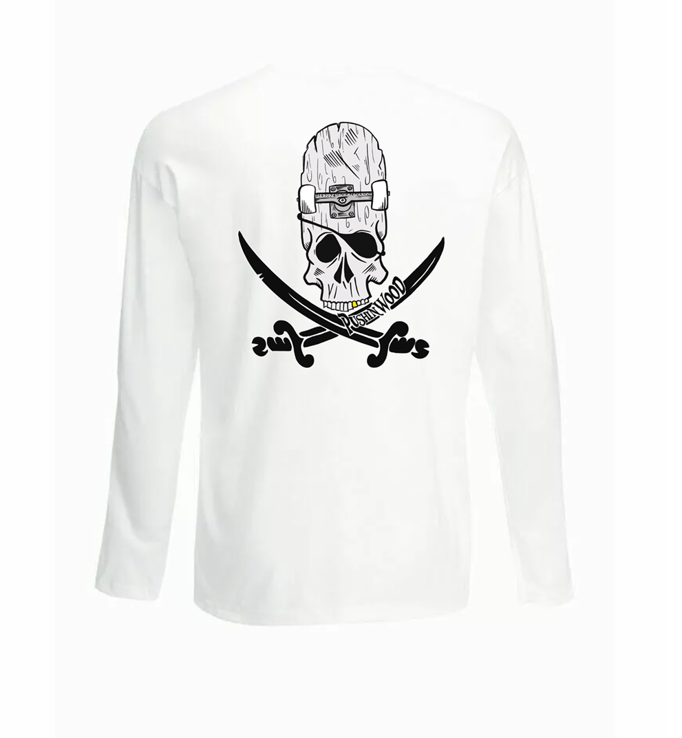 Pocket Octo Logo Long T Shirt With OG Logo Backprint