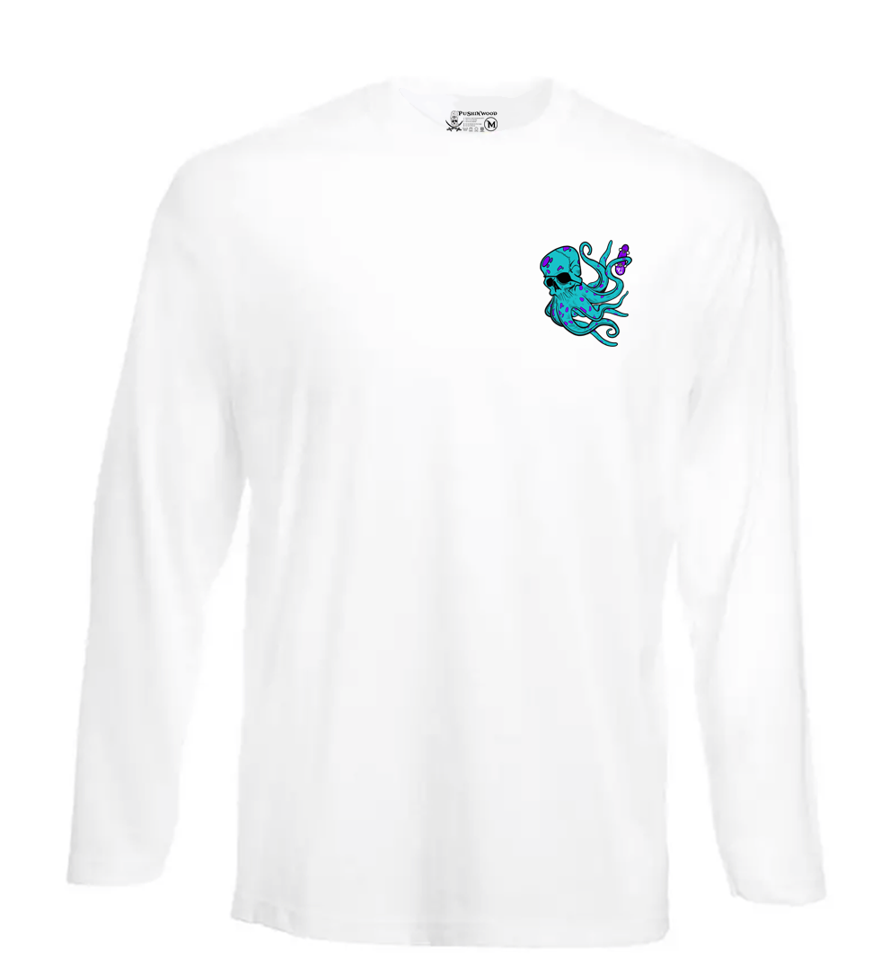 Pocket Octo Logo Long T Shirt With OG Logo Backprint