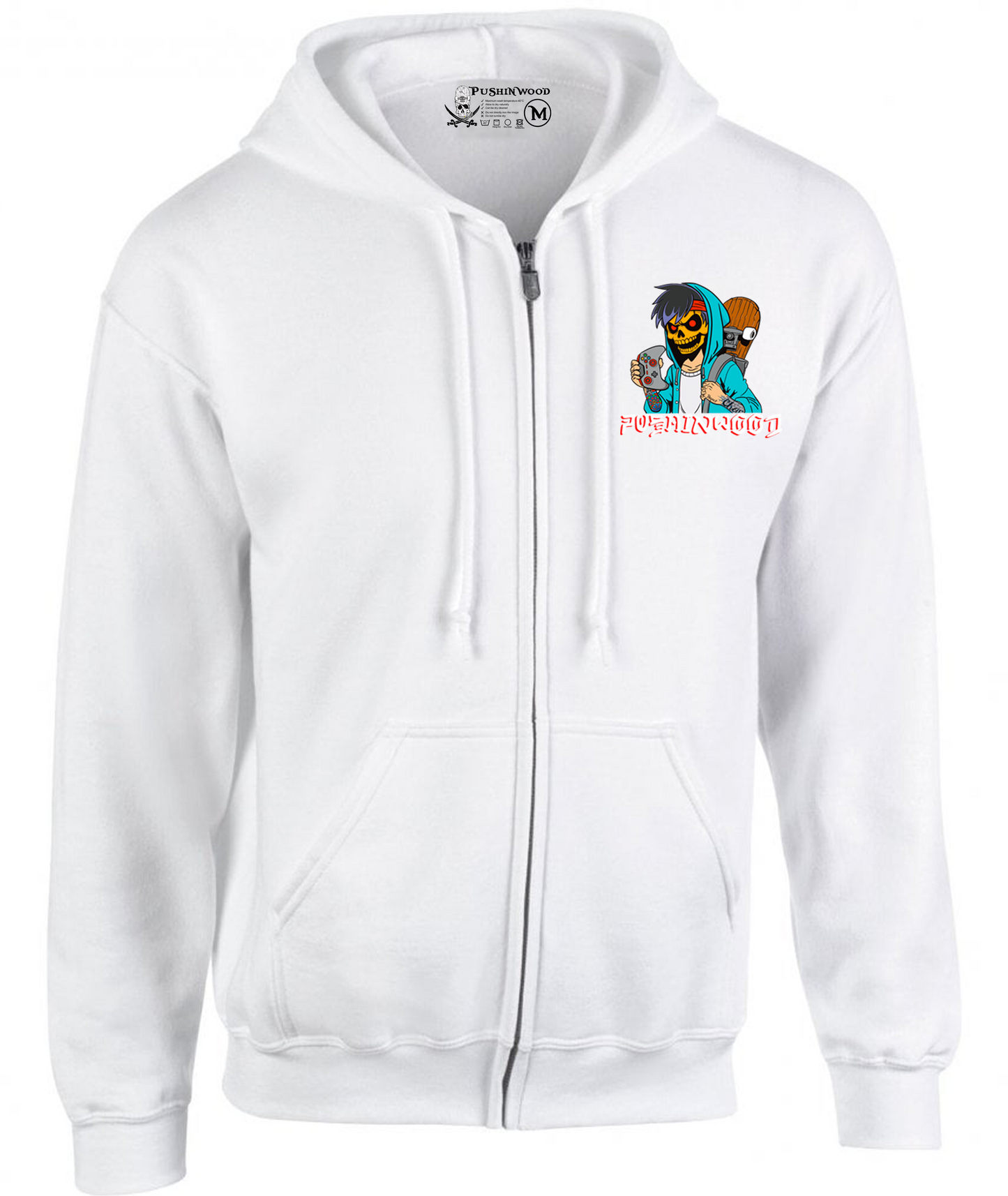 Pocket Controller Logo Zipper Hoodie with OG Logo Backprint