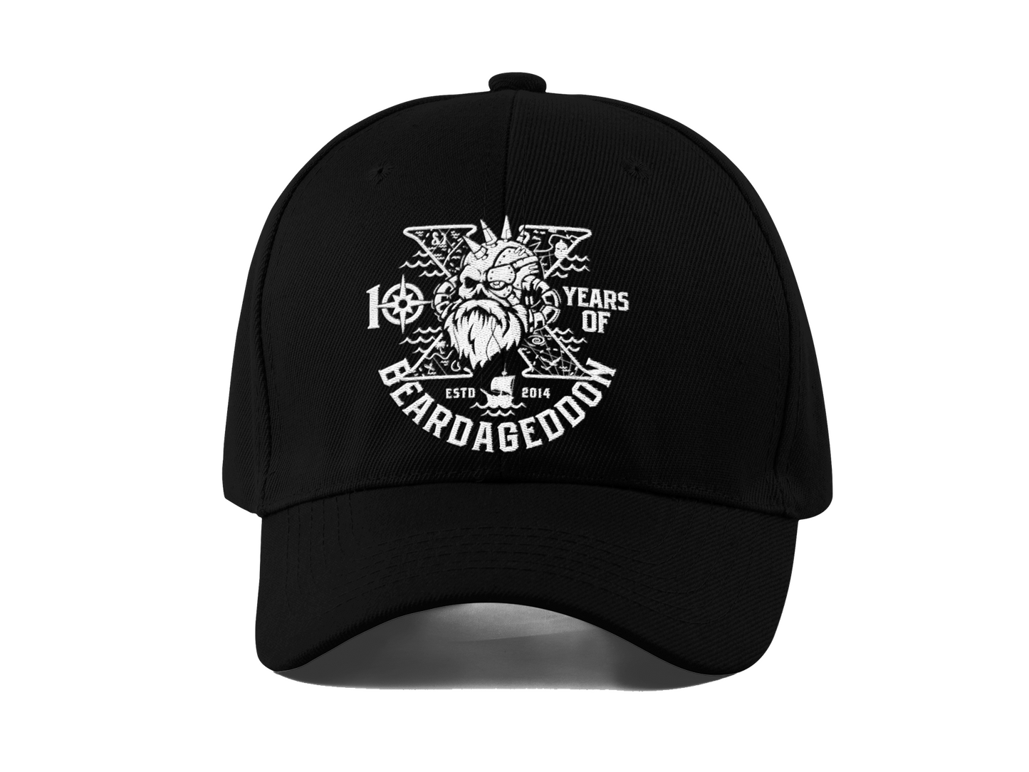 Beardageddon Embroidered Cap 10 Year Celebration