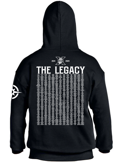 Beardageddon Zip Up Hoodie 10 Year Celebration