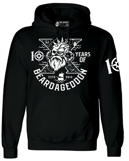 Beardageddon Hoodie 10 Year Celebration - Personalised