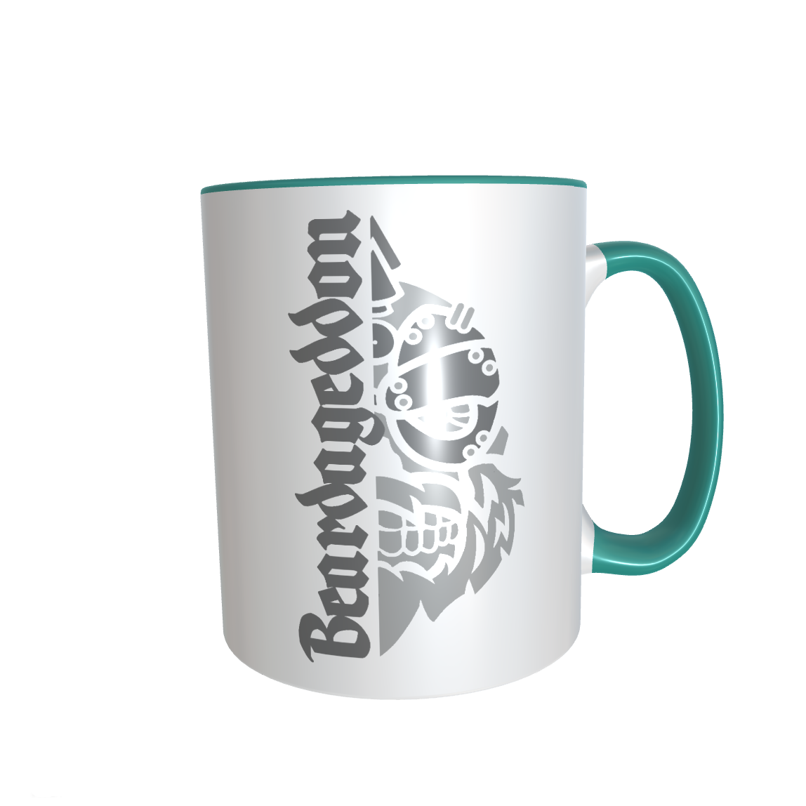 YOUR HWAY! Skull Design ceramic mug
