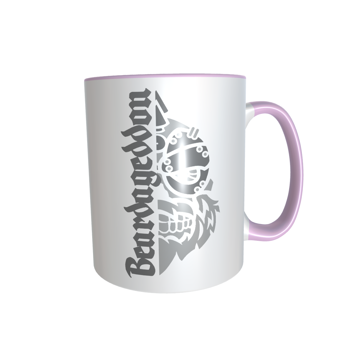 YOUR HWAY! Skull Design ceramic mug