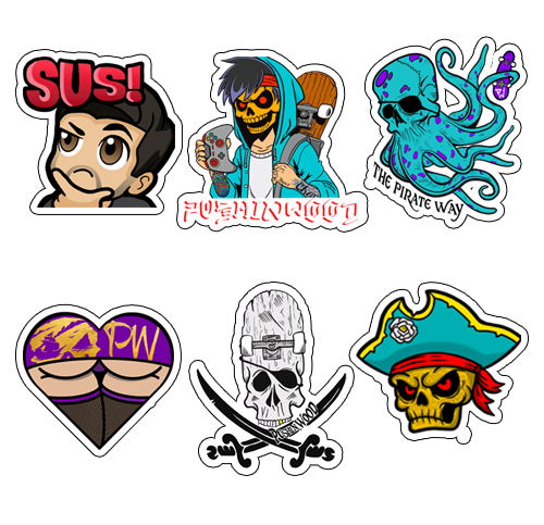 PushinWood Sticker Pack
