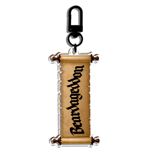 Beardageddon Keychain Scroll