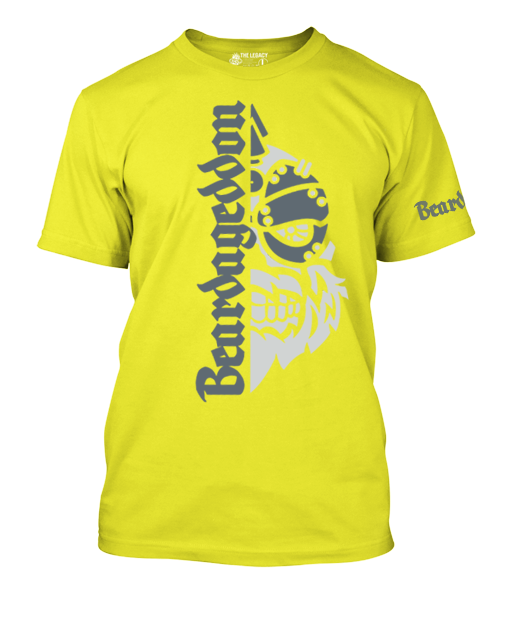 YOUR HWAY! Active Wear T-Shirt Half Skull Front-Grey Design
