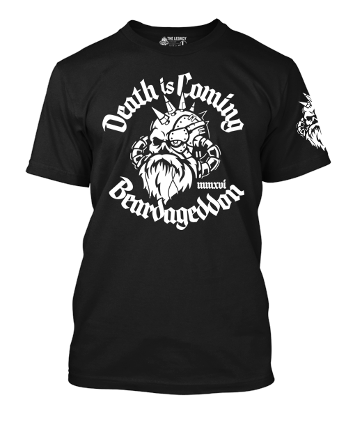 Beardageddon T-shirt Death Is Coming