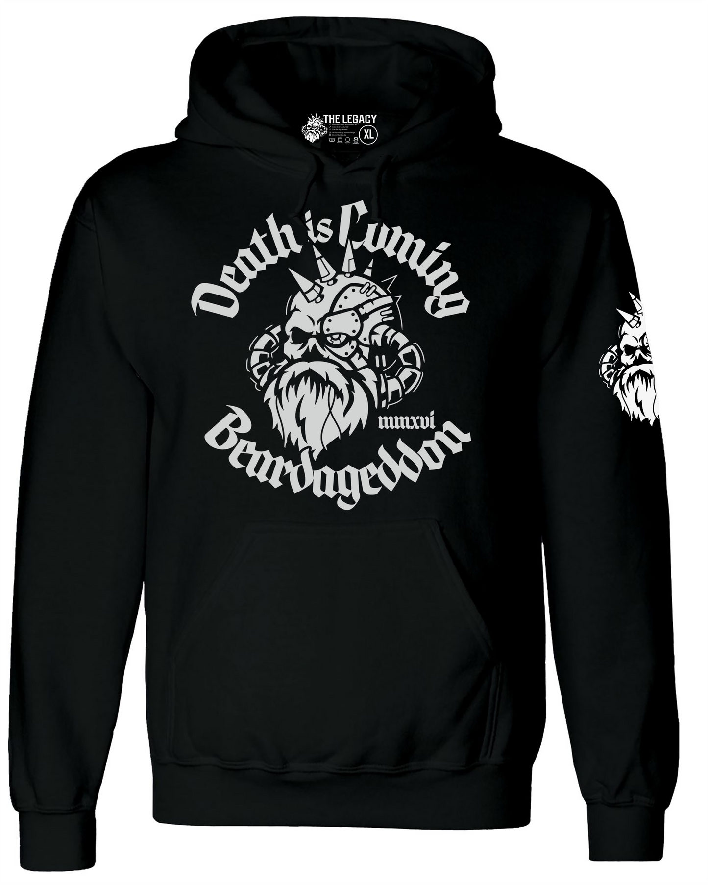 Beardageddon Hoodie Death Is Coming