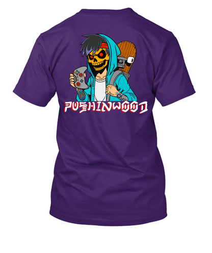 Pocket Octo T Shirt With Controller Logo Backprint