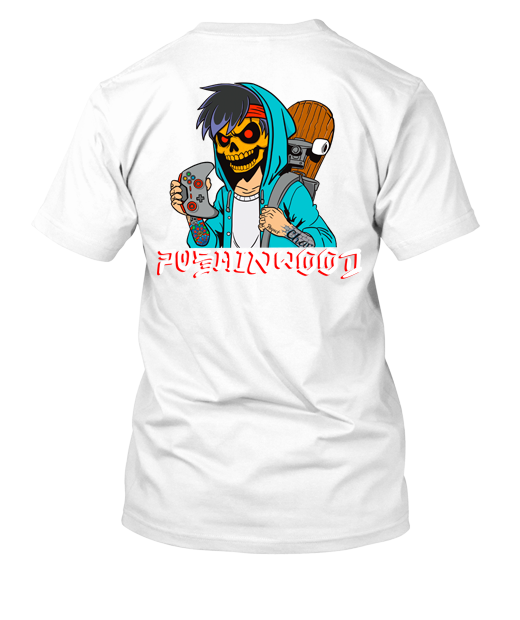 Pocket Octo T Shirt With Controller Logo Backprint