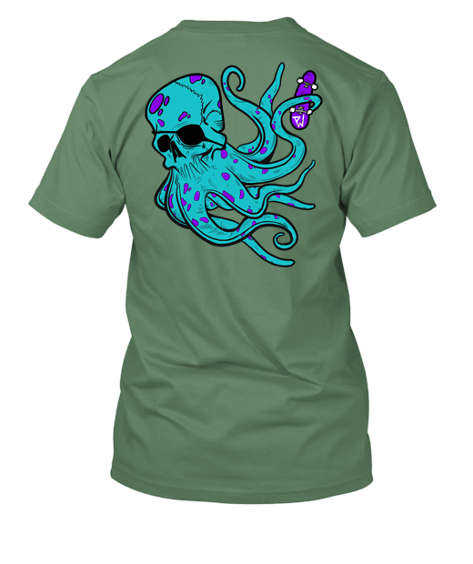 Pocket OG Logo T Shirt With Octo Backprint