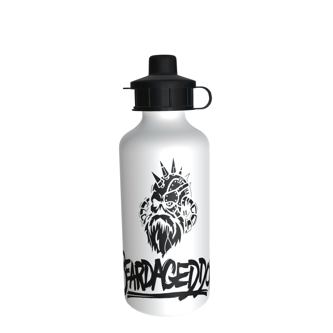 YOUR HWAY! Beardageddon Drink Bottle with Interchangable Tops