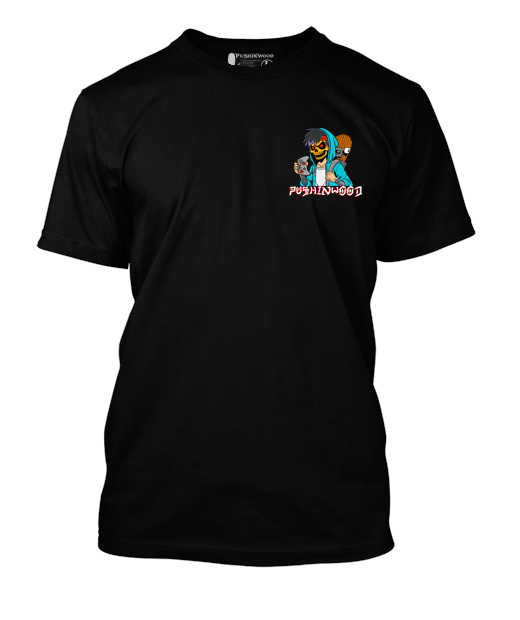 Pocket Controller Logo T Shirt With Octo Backprint