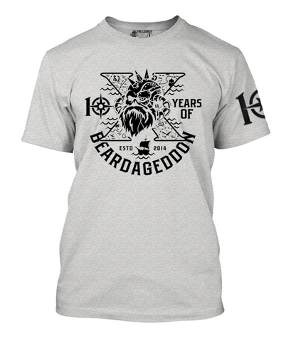 Beardageddon T-shirt 10 Year Celebration T-Shirt
