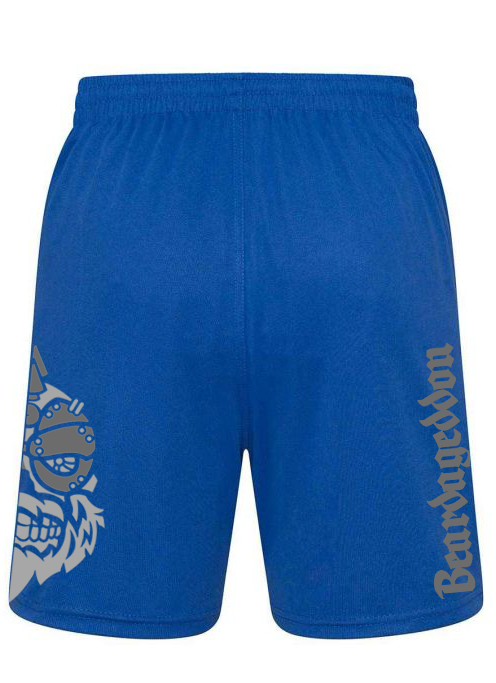 YOUR HWAY! Active Wear Shorts Half Skull Side-Grey Design