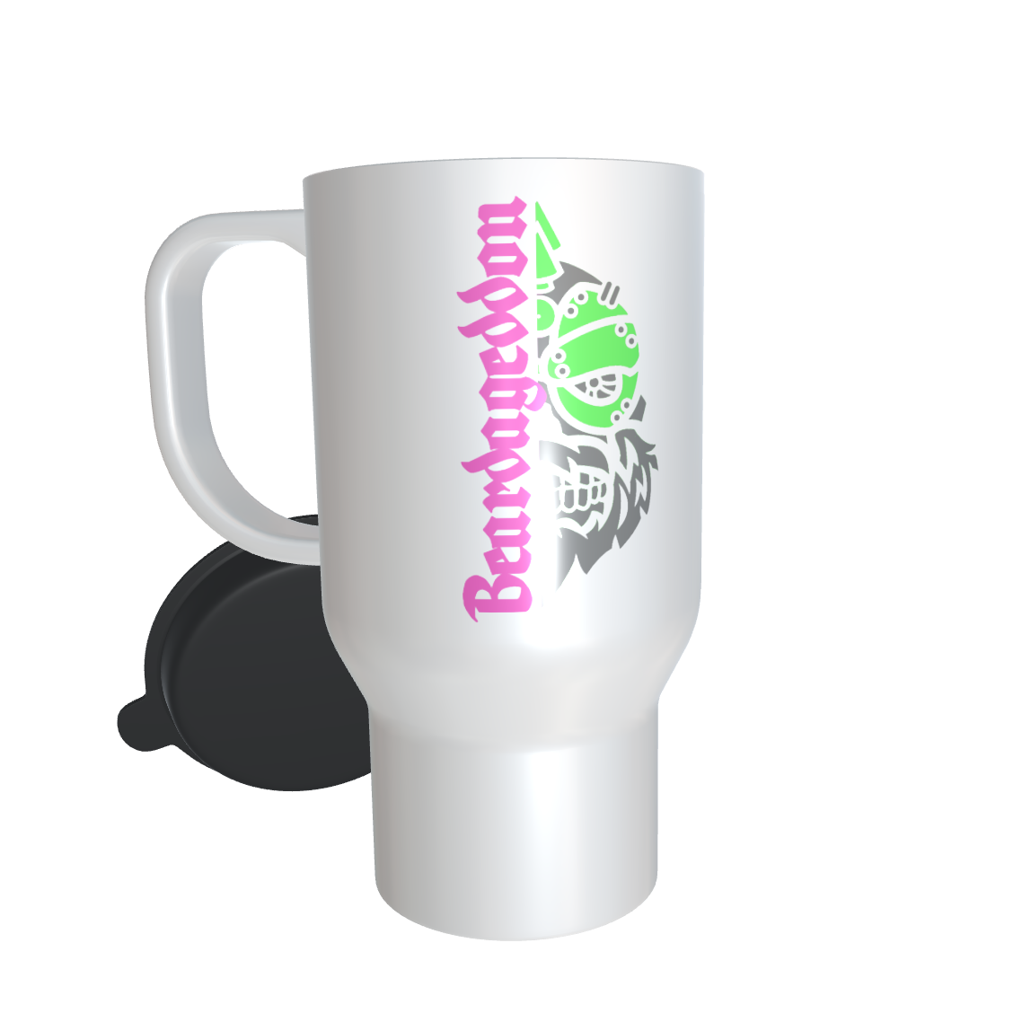 YOUR HWAY! Skull Design Travel Mug