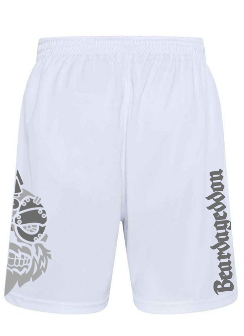 YOUR HWAY! Active Wear Shorts Half Skull Side-Grey Design